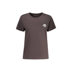 Pepe Jeans T-Shirt Μανίκια Κοντά Γυναίκα Μαύρη Εκτύπωση Λογότυπο
