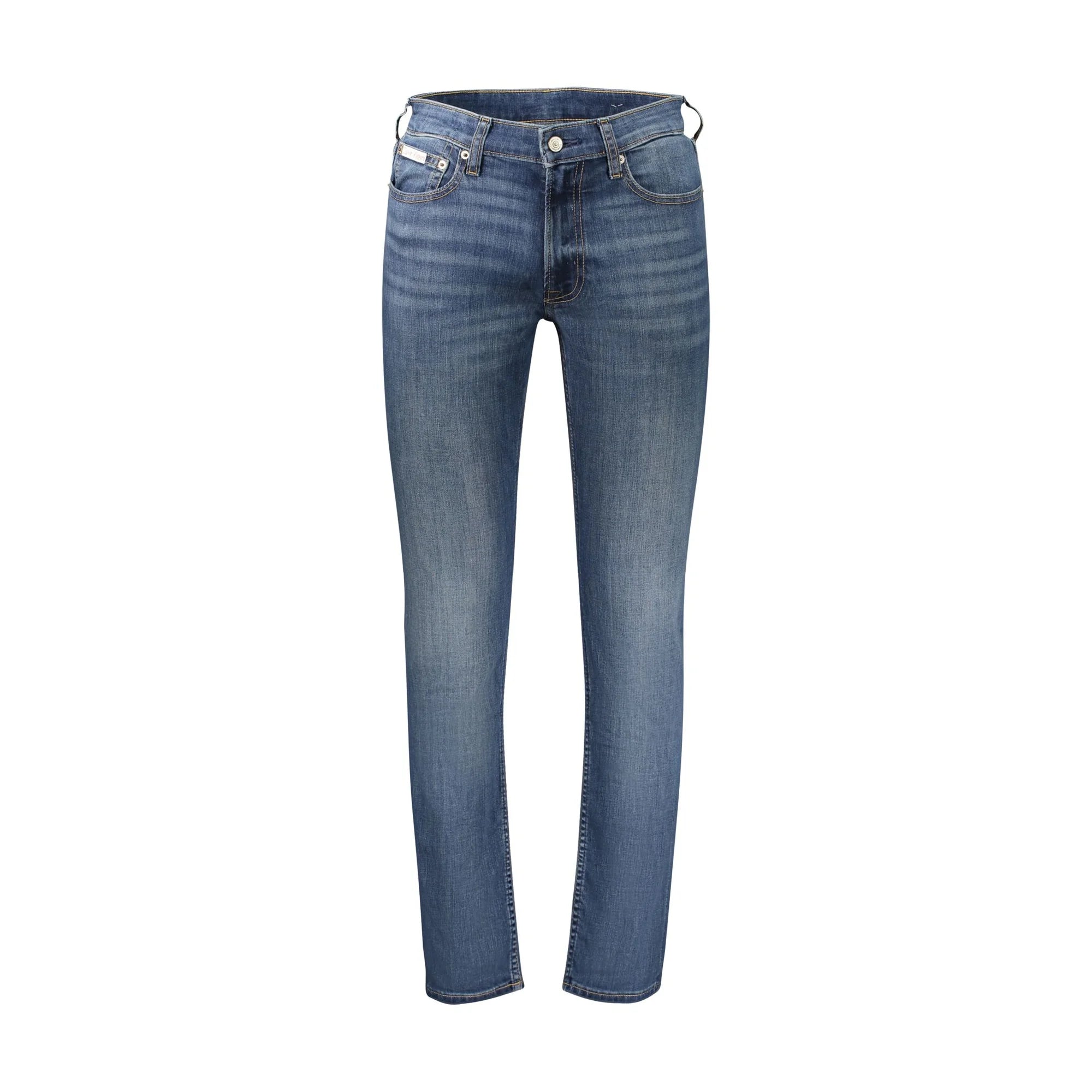 Calvin Klein Jeans Uomo Blu Slim Fit con Logo - foto prodotto