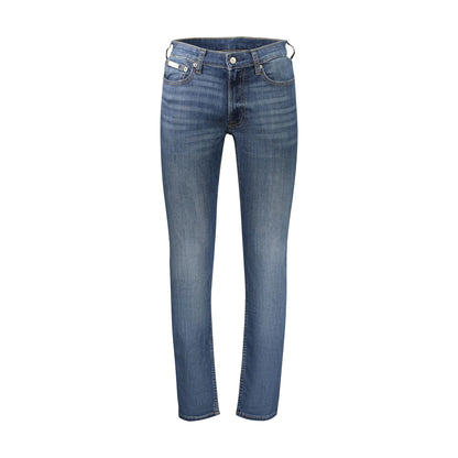 Calvin Klein Jeans Uomo Blu Slim Fit con Logo - foto prodotto