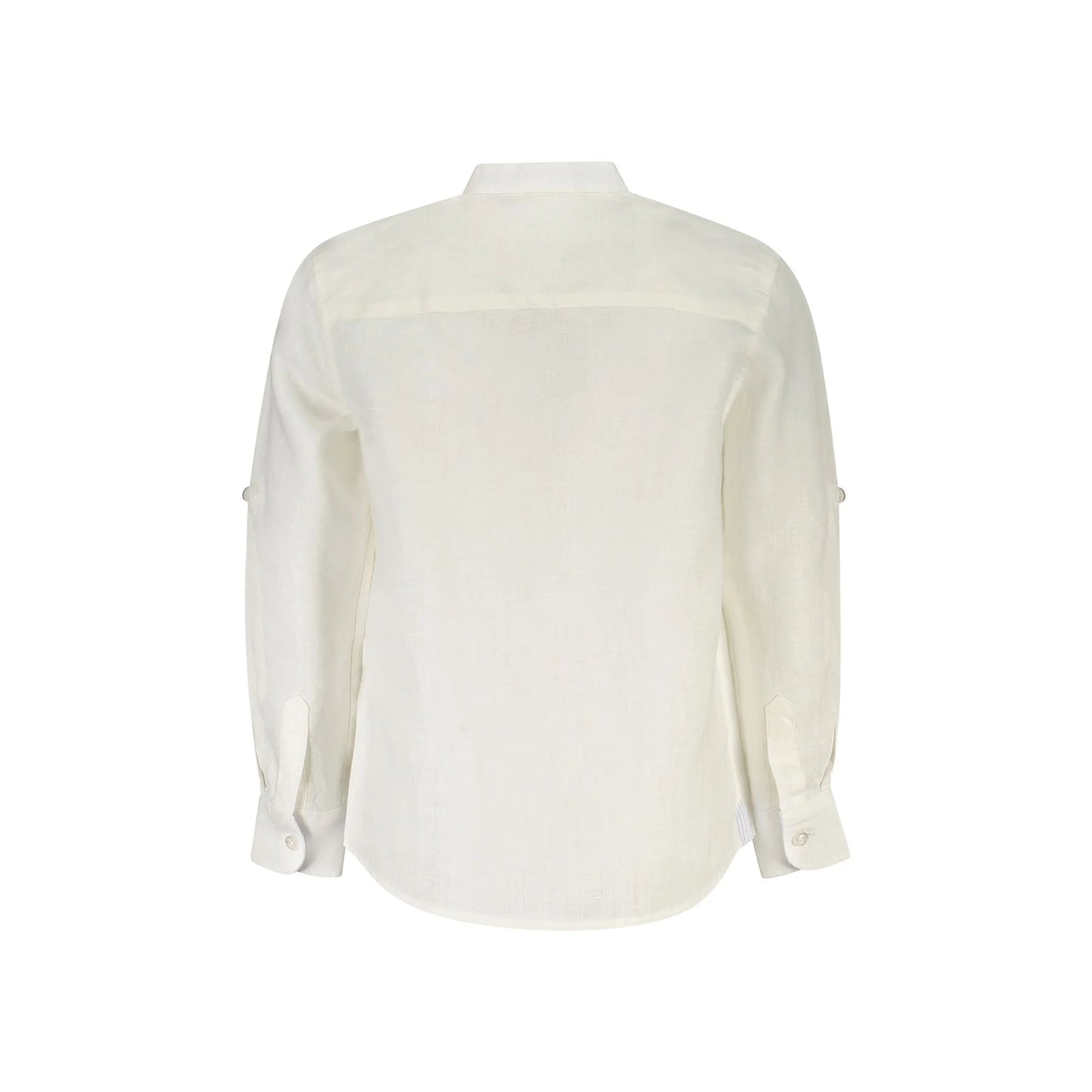 North Sails Camicia Maniche Lunghe Bambino Bianca Ricamo Camicie bianco - vista 2