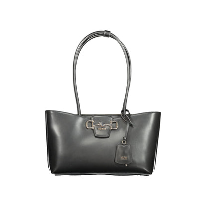 Guess Jeans Borsa a Spalla Donna Nera Logo Borse Nero - foto prodotto