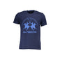 La Martina T-Shirt Maniche Corte Uomo Blu Stampa - foto prodotto