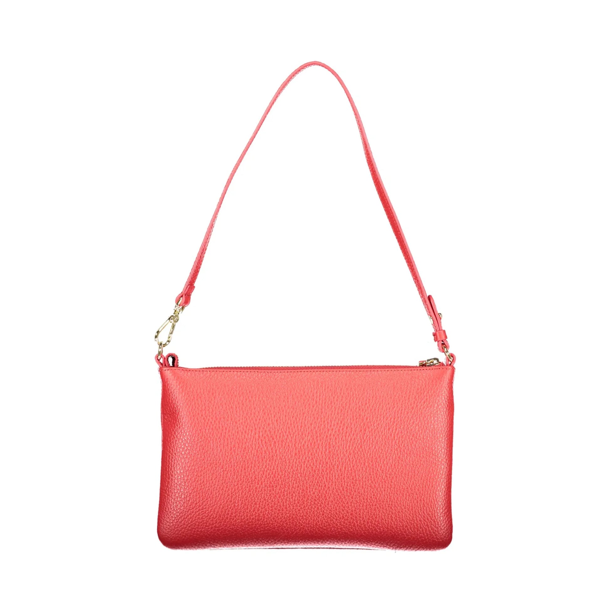 Coccinelle Borsa a Spalla Pelle Donna Rossa Logo Borse rosso - vista 3