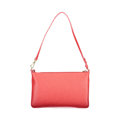 Coccinelle Borsa a Spalla Pelle Donna Rossa Logo Borse rosso - vista 3