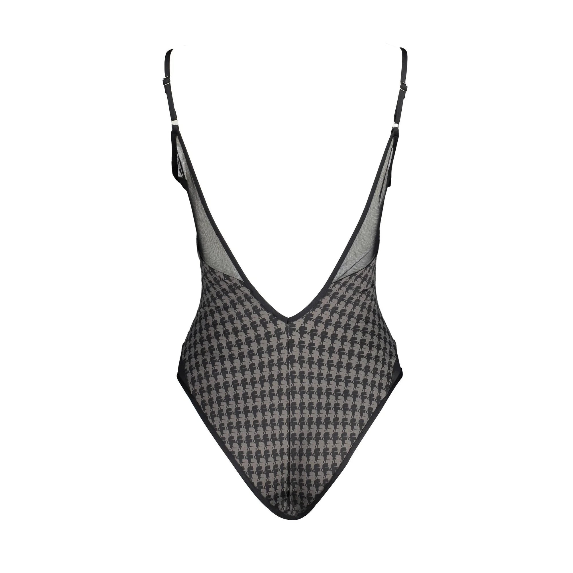 KARL LAGERFELD BEACHWEAR COSTUME INTERO DONNA NERO