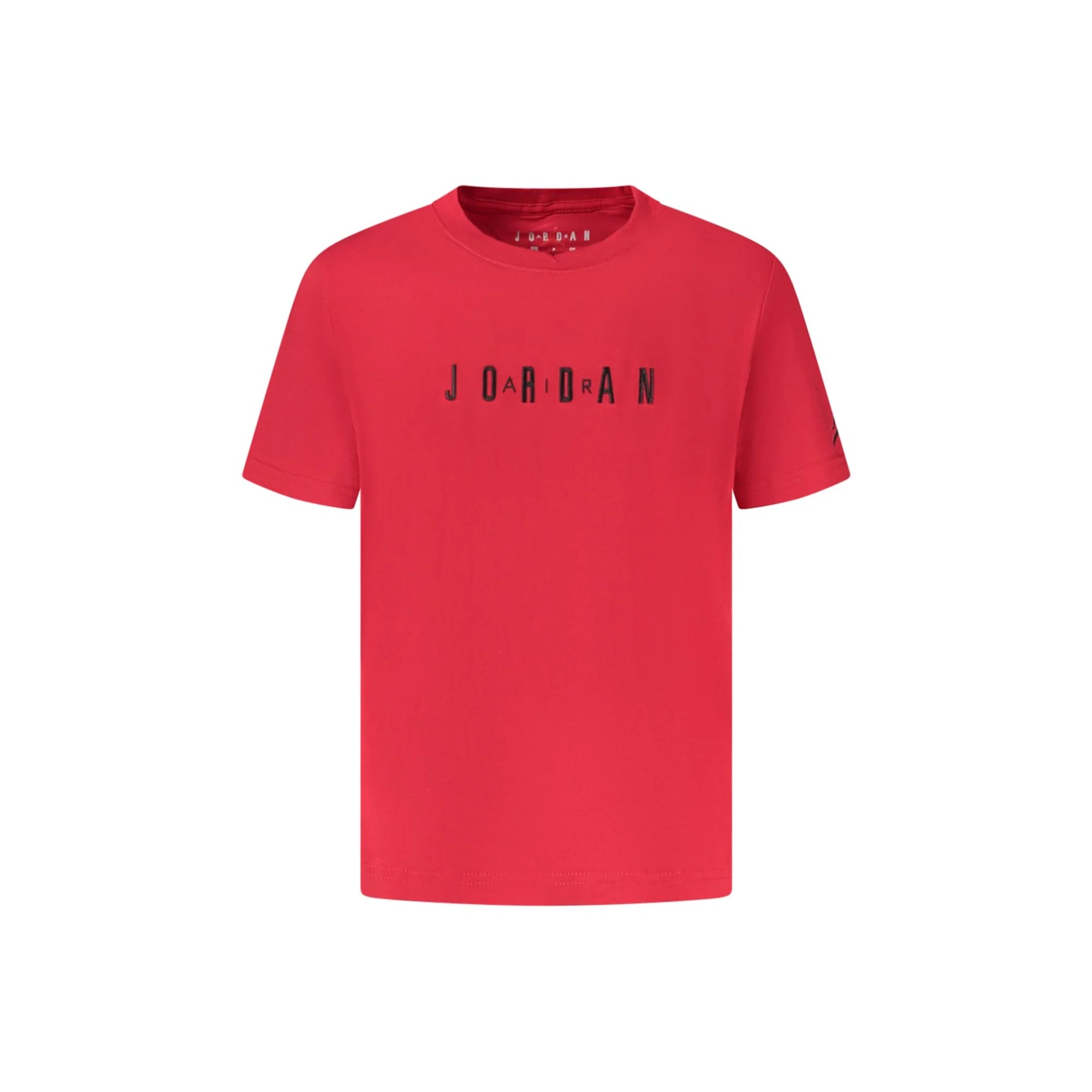 JORDAN T-SHIRT MANICHE CORTE BAMBINO ROSSO