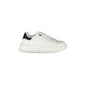 GAELLE PARIS Scarpe Sneakers Donna Bianche con Dettagli a Contrasto Bianco - foto prodotto