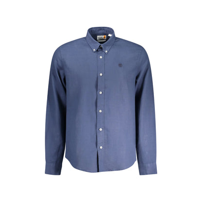Timberland Camicia Maniche Lunghe Uomo Blu Ricamo Camicie - foto prodotto