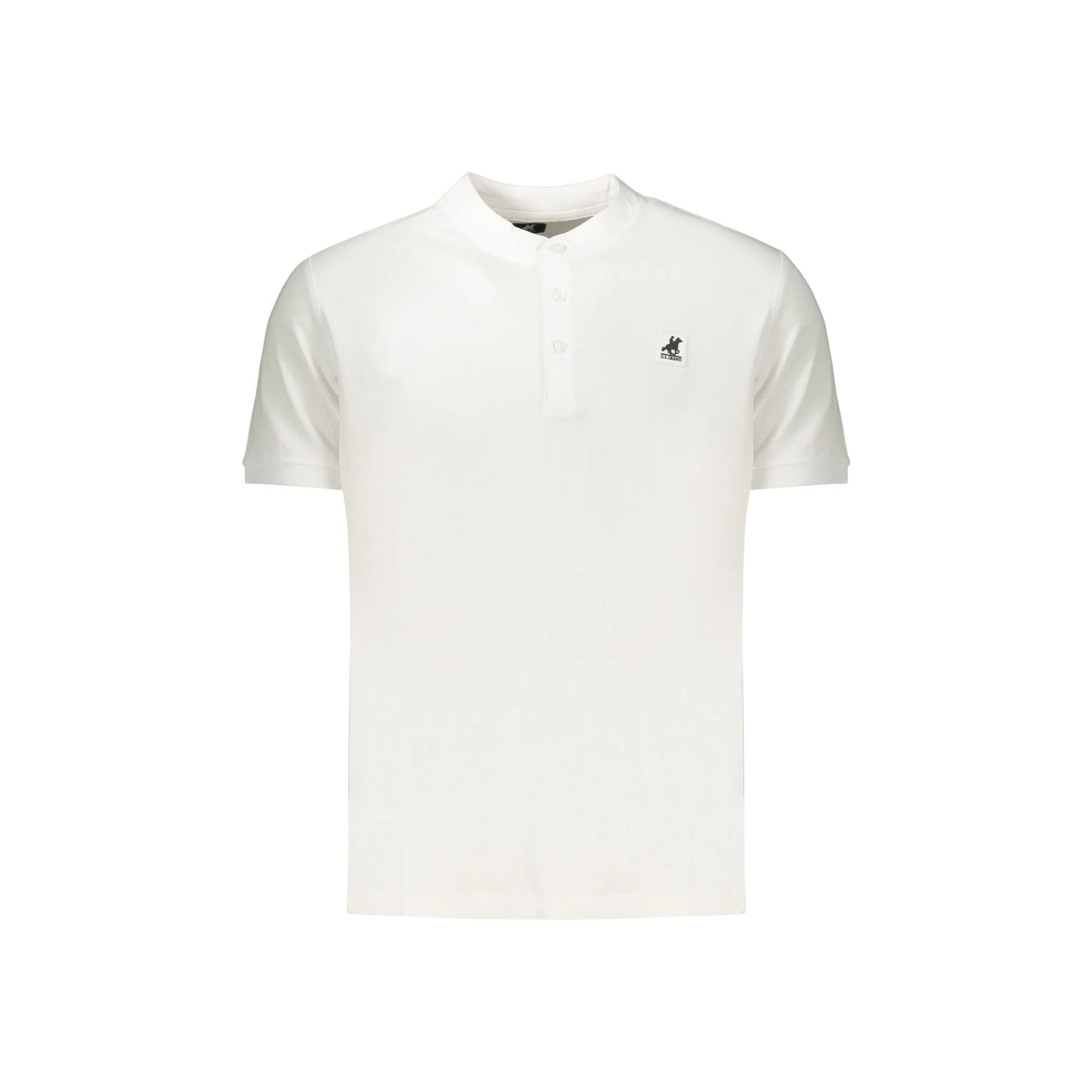 U.S. GRAND POLO MANICHE CORTE UOMO BIANCO