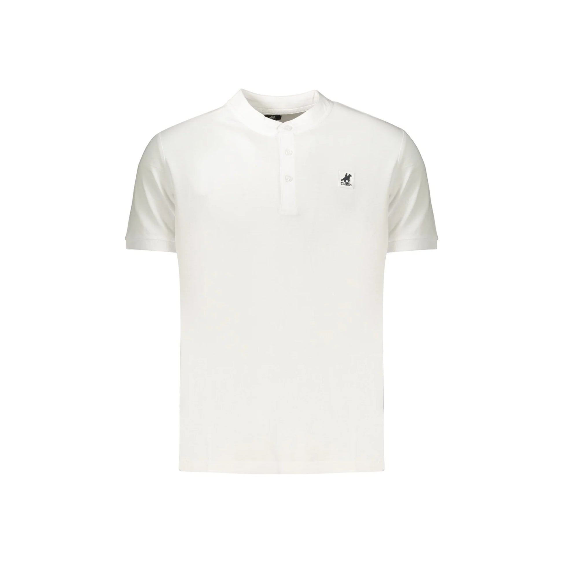 U.S. GRAND POLO MANICHE CORTE UOMO BIANCO