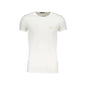 Cavalli Class T-Shirt Uomo Bianca Girocollo Cotone Stampa Logo Bianco - foto prodotto