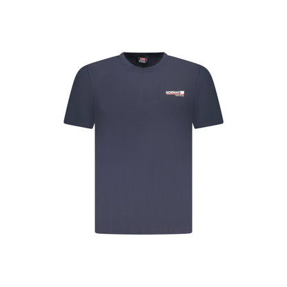 Norway 1963 T-Shirt Maniche Corte Uomo Blu Stampa - foto prodotto