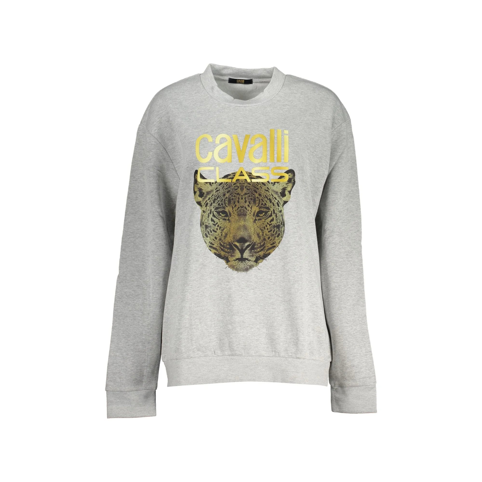 CAVALLI CLASS FELPA SENZA ZIP DONNA GRIGIO