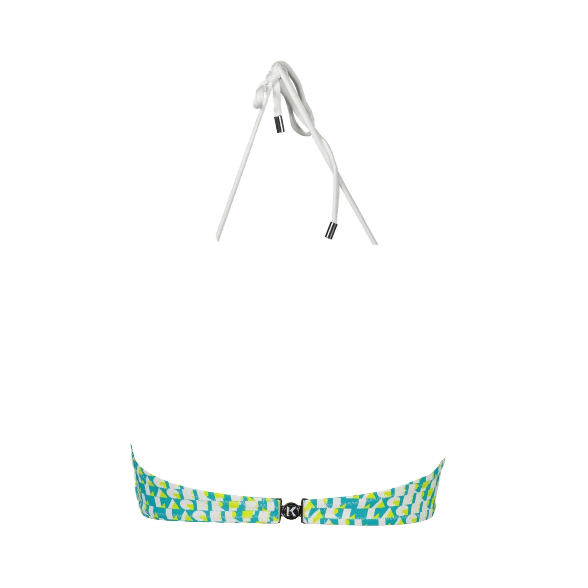 Karl Lagerfeld Beachwear Costume Mare Donna Verde Stampa - vista 2