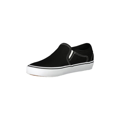 VANS Scarpe Sportive Uomo Nere con Suola a Contrasto Sneakers nero - vista 3