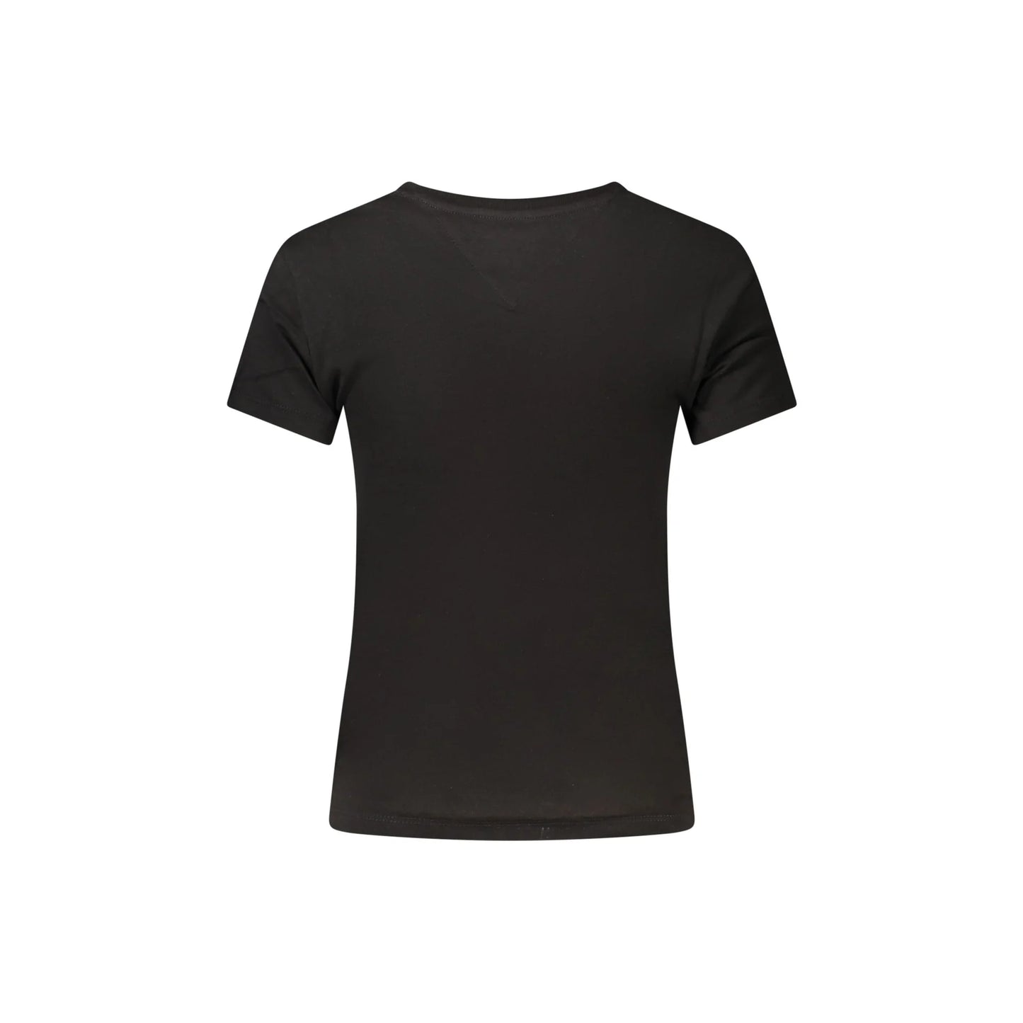 TOMMY HILFIGER T-SHIRT MANICHE CORTE DONNA NERO
