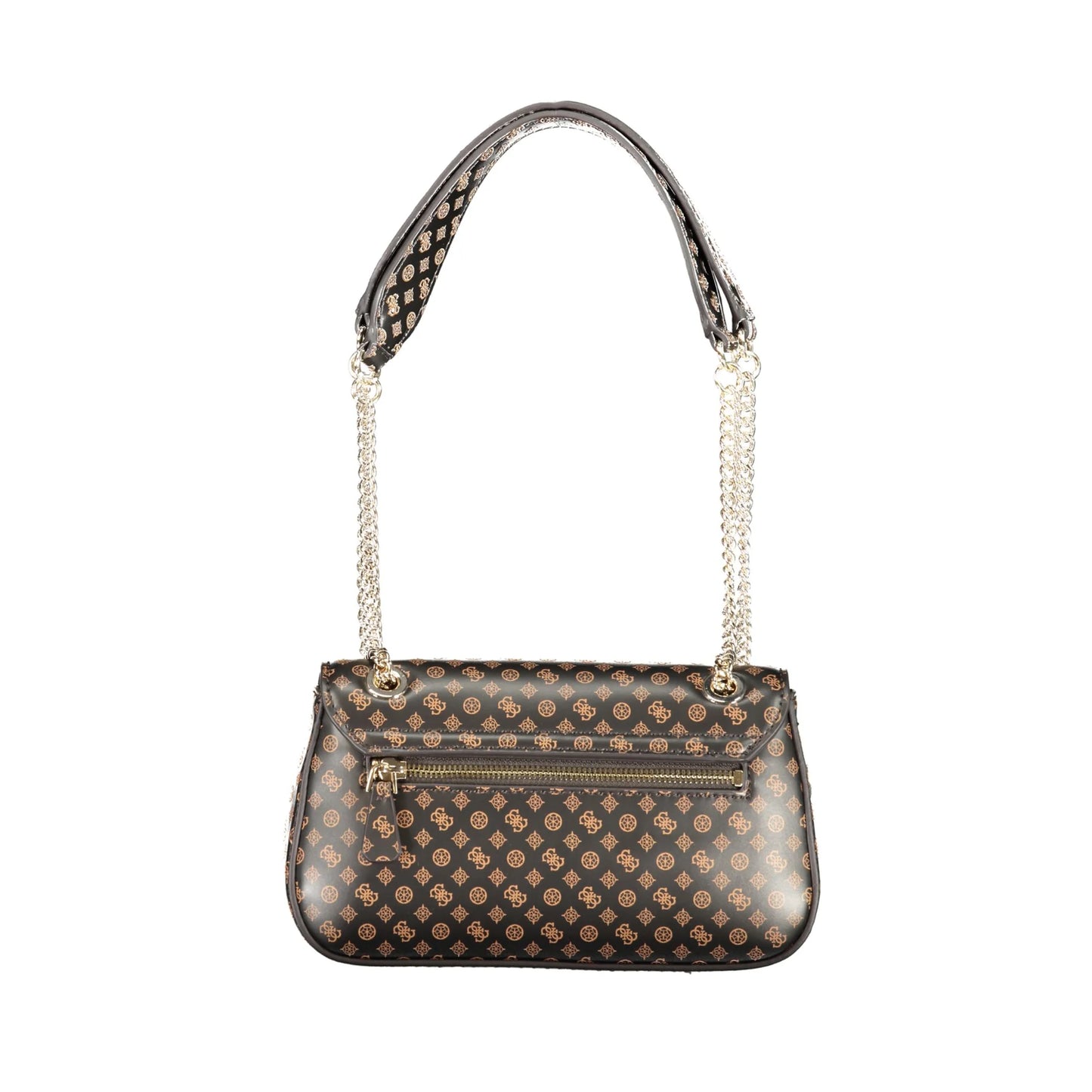 GUESS JEANS Borsa Donna a Spalla Marrone Arlena Logo con Catena Borse - vista 2