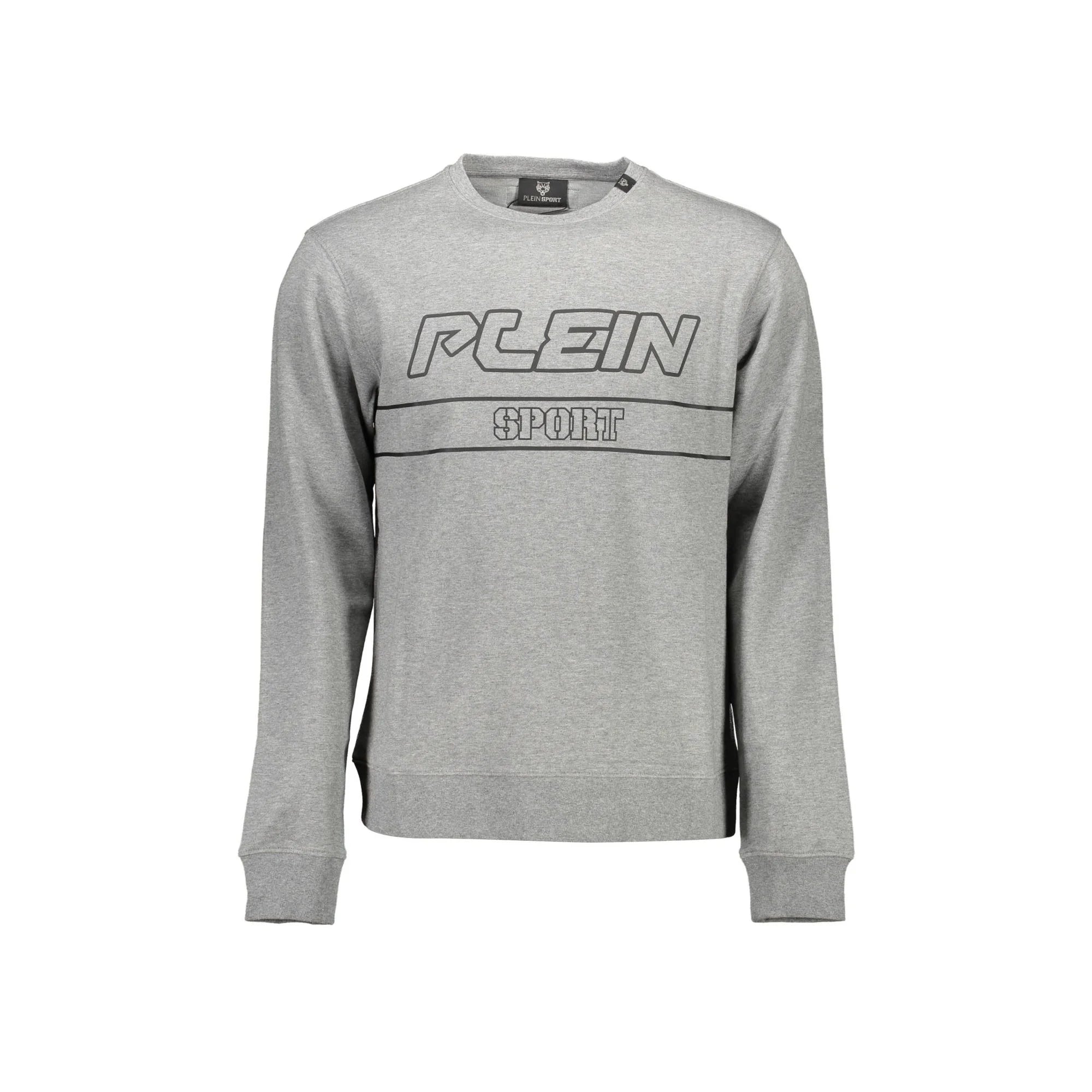 PLEIN SPORT FELPA SENZA ZIP UOMO GRIGIO