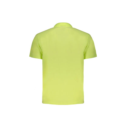 Napapijri Polo Maniche Corte Uomo Gialla Ricamo T-Shirt giallo - vista 2