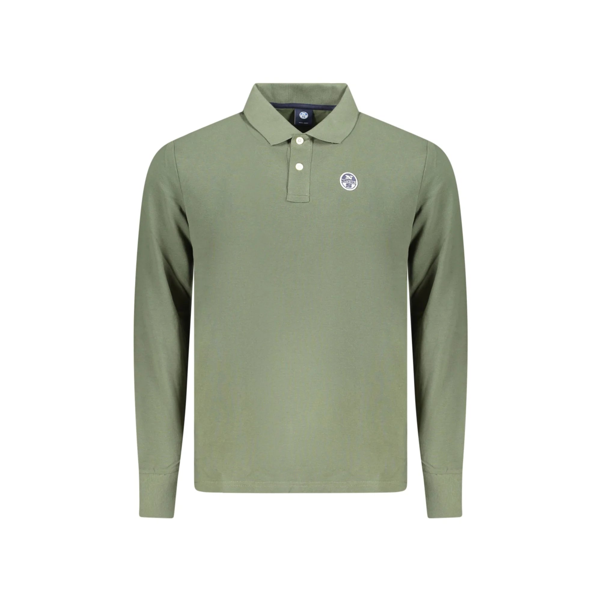 NORTH SAILS POLO MANICHE LUNGHE UOMO VERDE