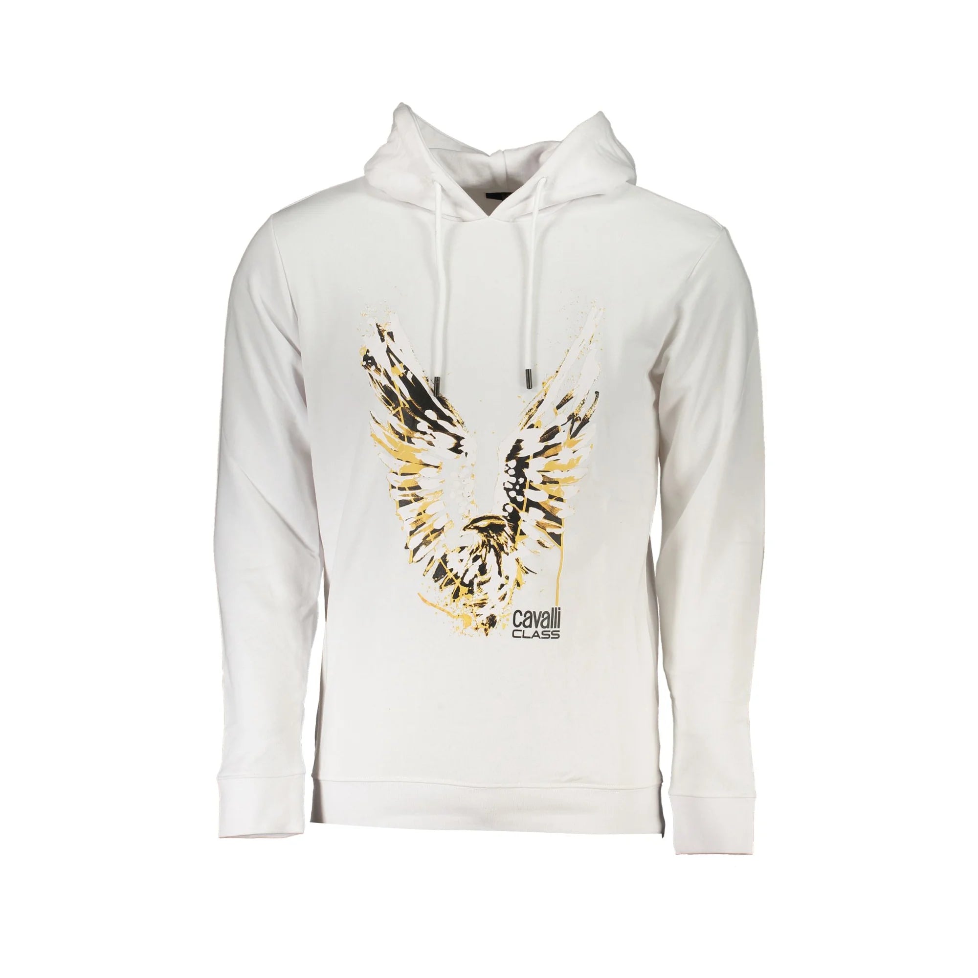 CAVALLI CLASS FELPA SENZA ZIP UOMO BIANCO