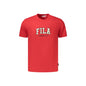 FILA T-SHIRT MANICHE CORTE UOMO ROSSO