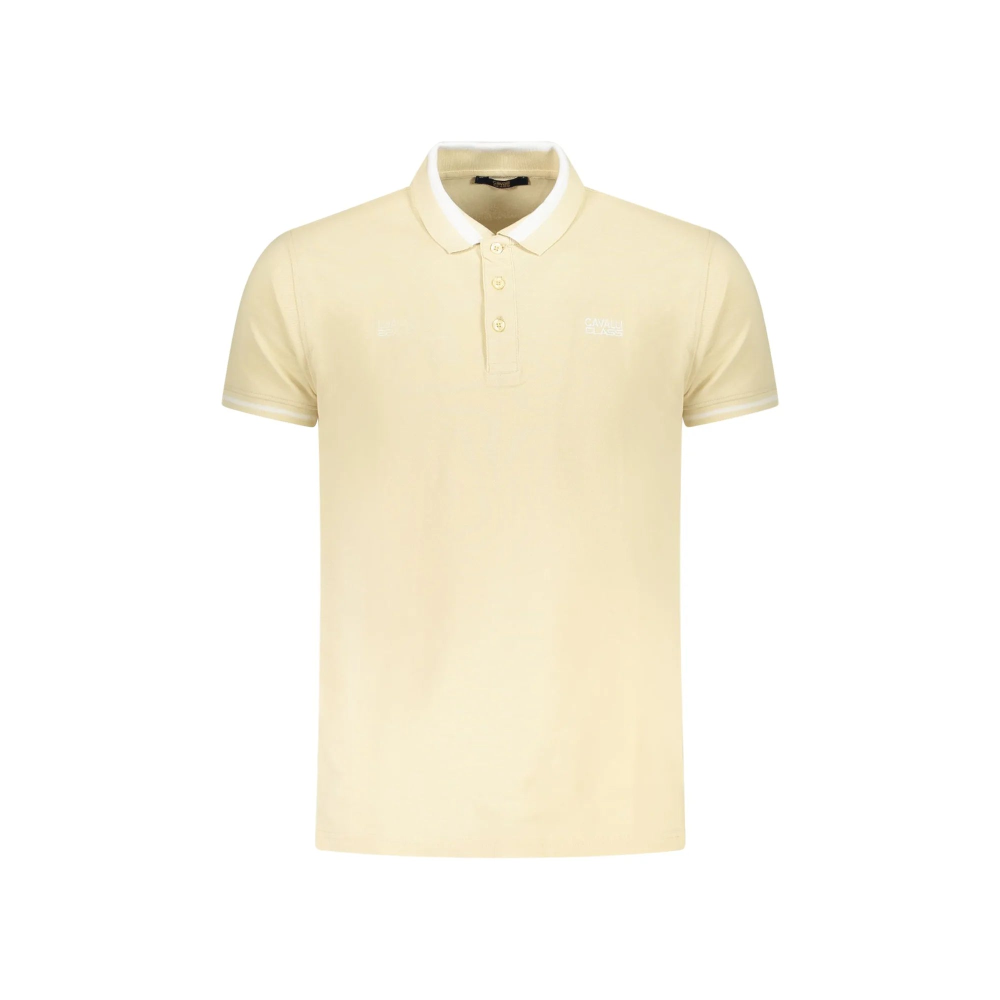 Cavalli Class Polo Maniche Corte Uomo beige Ricamo - foto prodotto