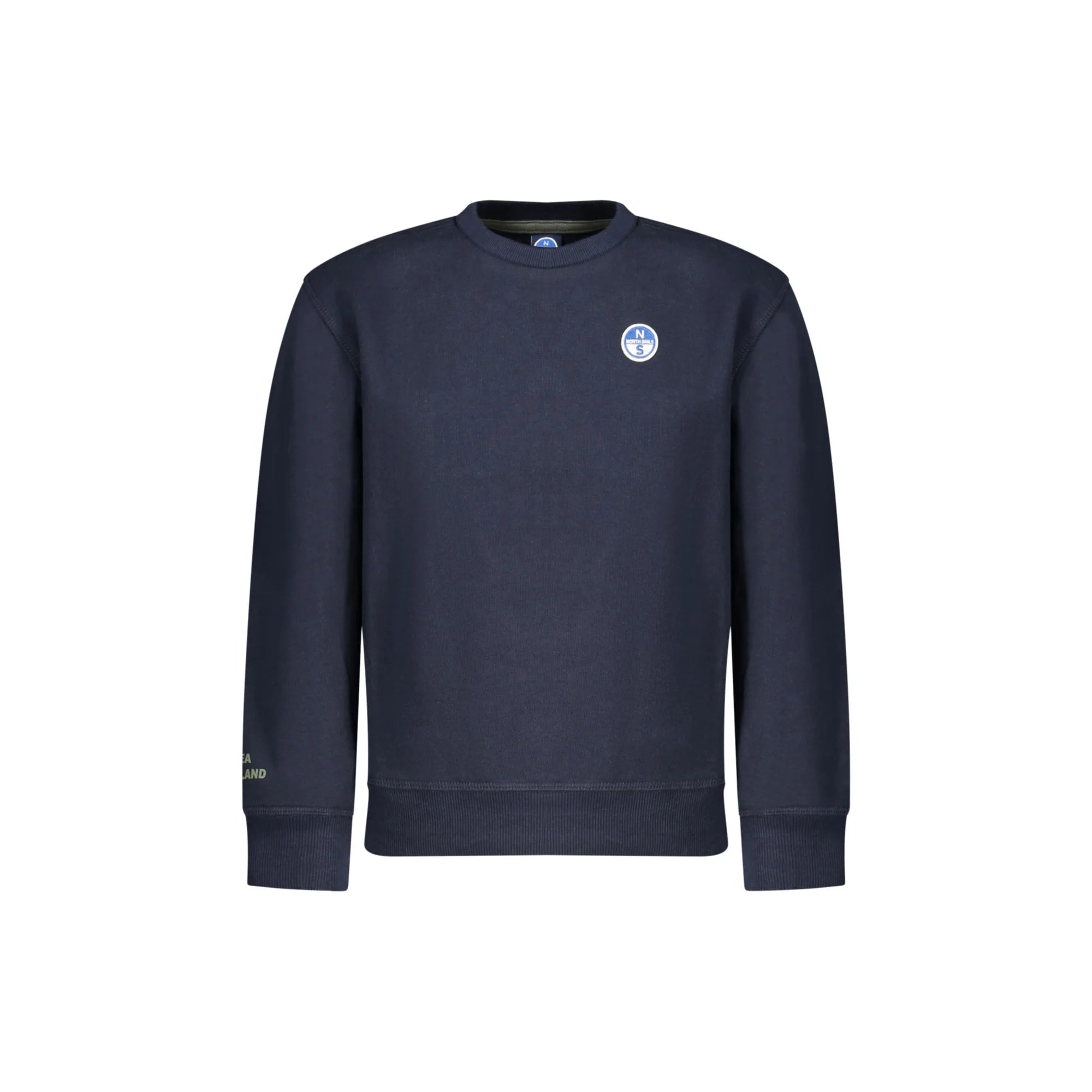 North Sails Felpa Bambino Blu Girocollo Felpata Logo Felpe unisex - foto prodotto