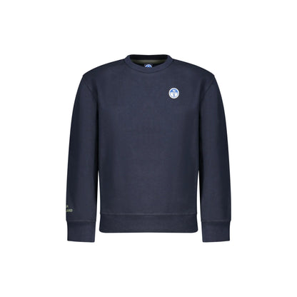 North Sails Felpa Bambino Blu Girocollo Felpata Logo Felpe unisex - foto prodotto
