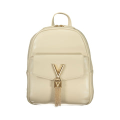 Valentino Bags Mochila Mujer Beige Ajustable Cierre Automático Logo