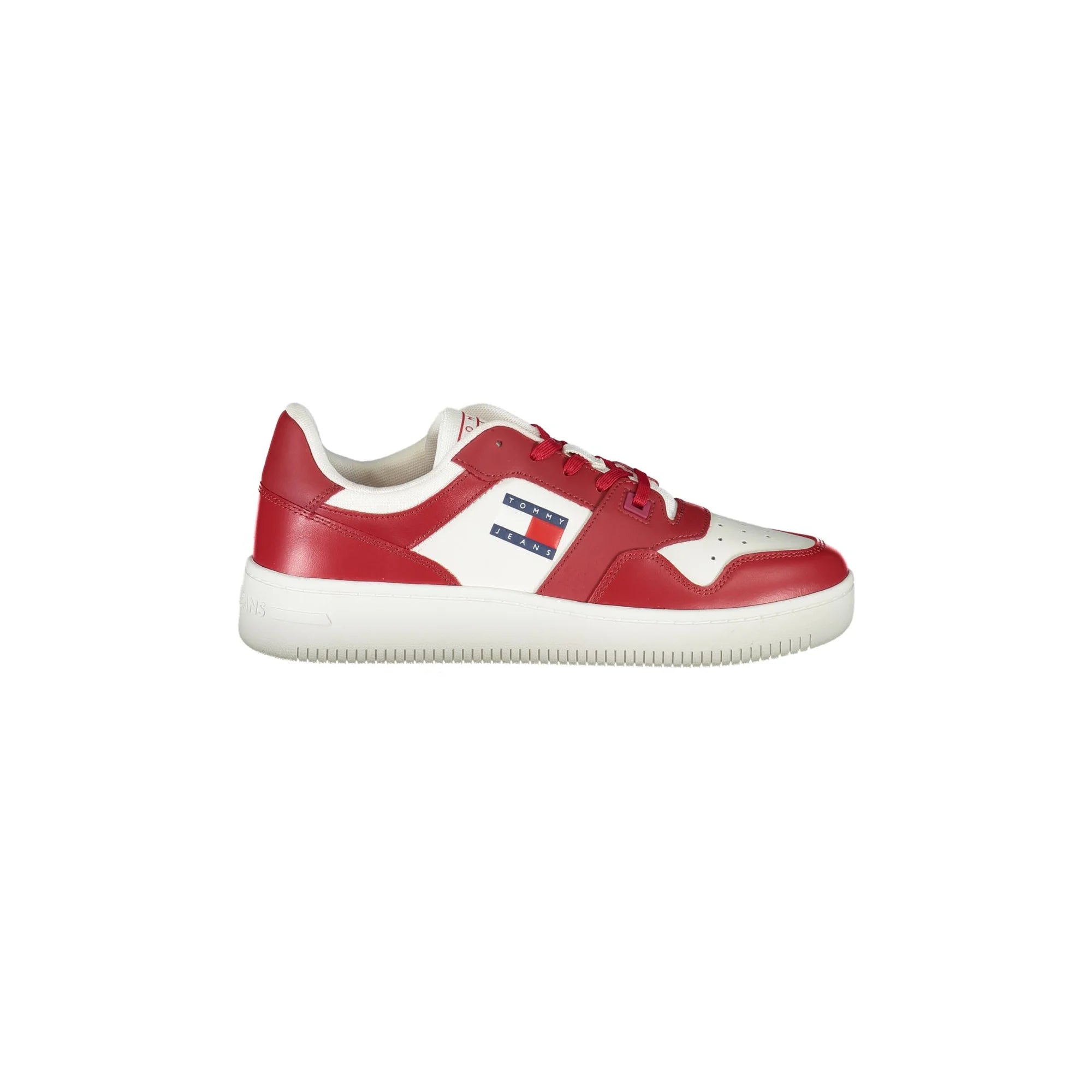 Tommy Hilfiger Sneakers Uomo Rosse Stampa Logo Rosso - foto prodotto