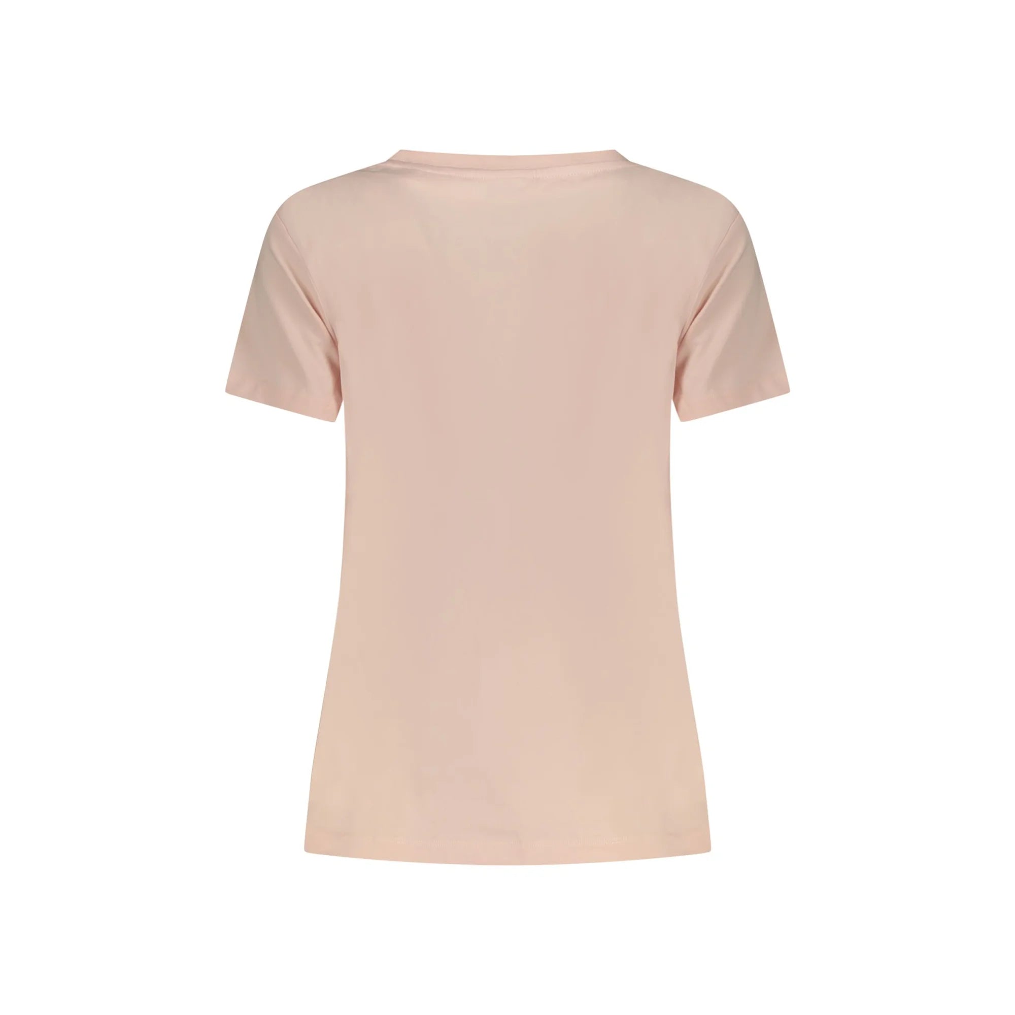 GUESS JEANS T-SHIRT MANICHE CORTE DONNA ROSA