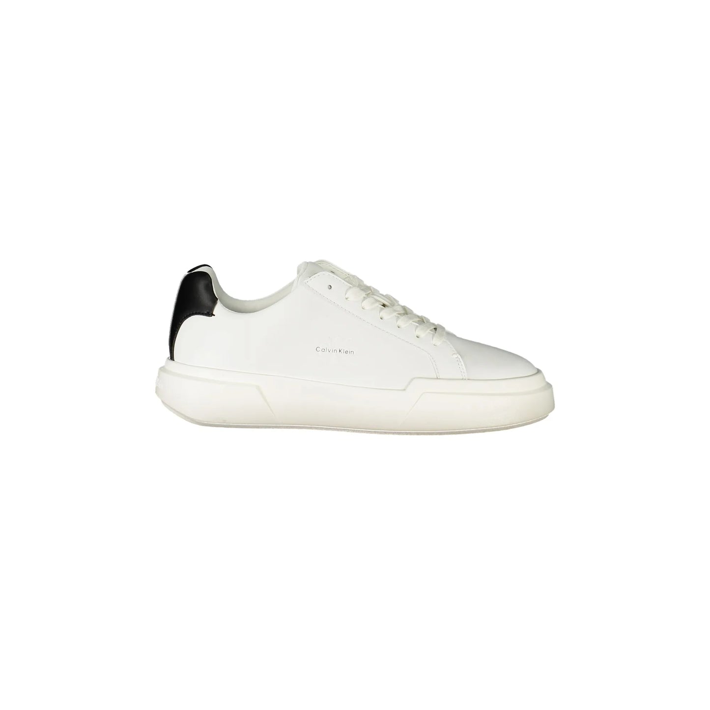 CALVIN KLEIN Sneakers Donna Bianche con Lacci e Dettagli in Nero Bianco - foto prodotto