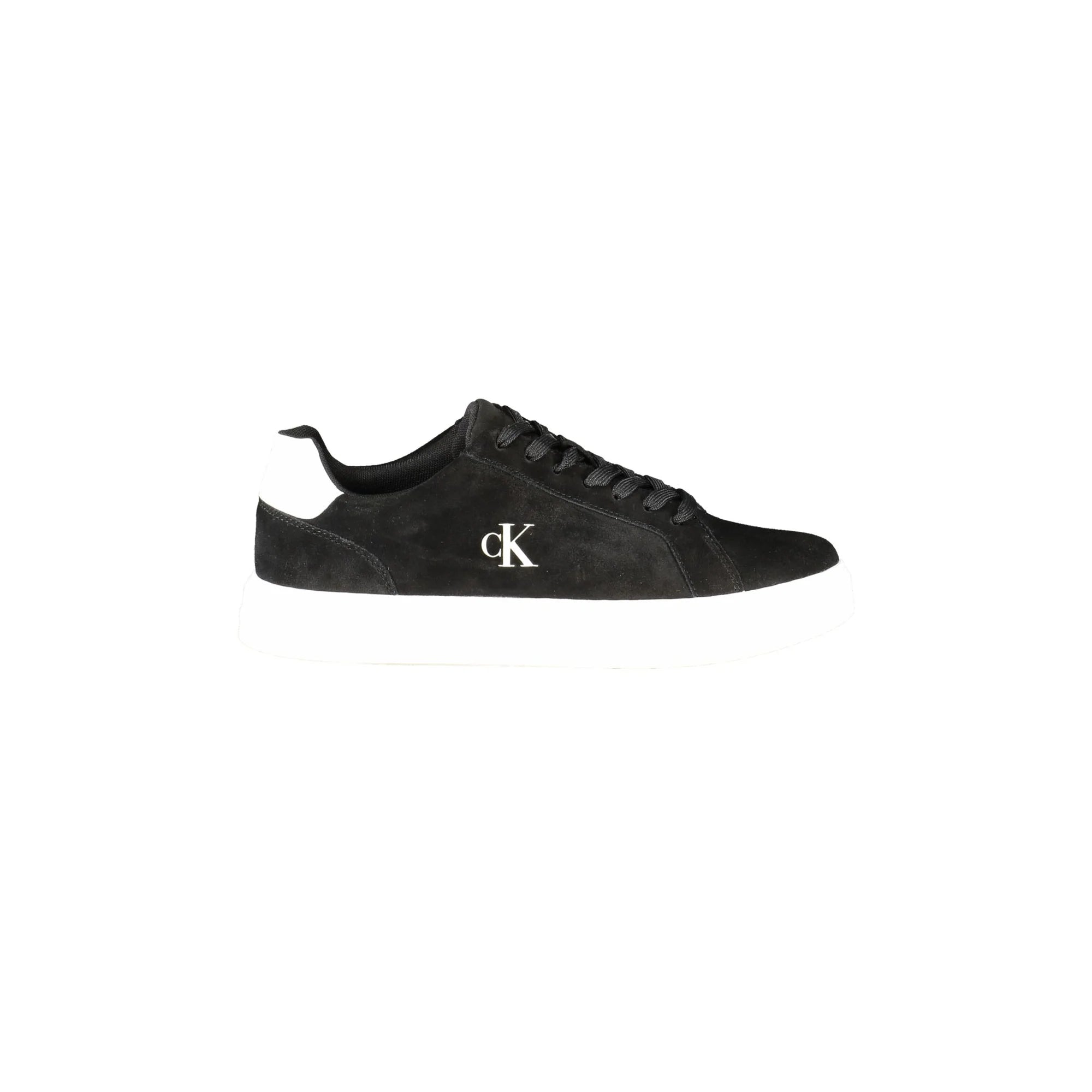 CALVIN KLEIN Sneakers Uomo Nere con Lacci e Dettagli in Bianco Nero - foto prodotto