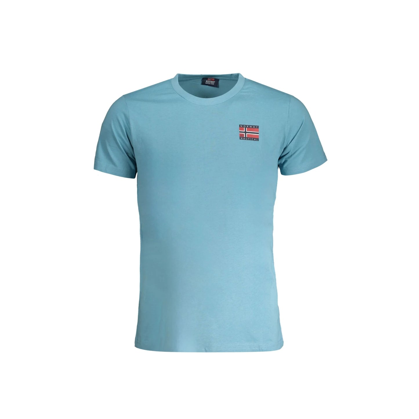 Norway 1963 T-Shirt Maniche Corte Uomo Azzurra Stampa Logo Azzurro - foto prodotto