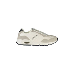 Navigare Sneakers Uomo Bianche Stampa Logo