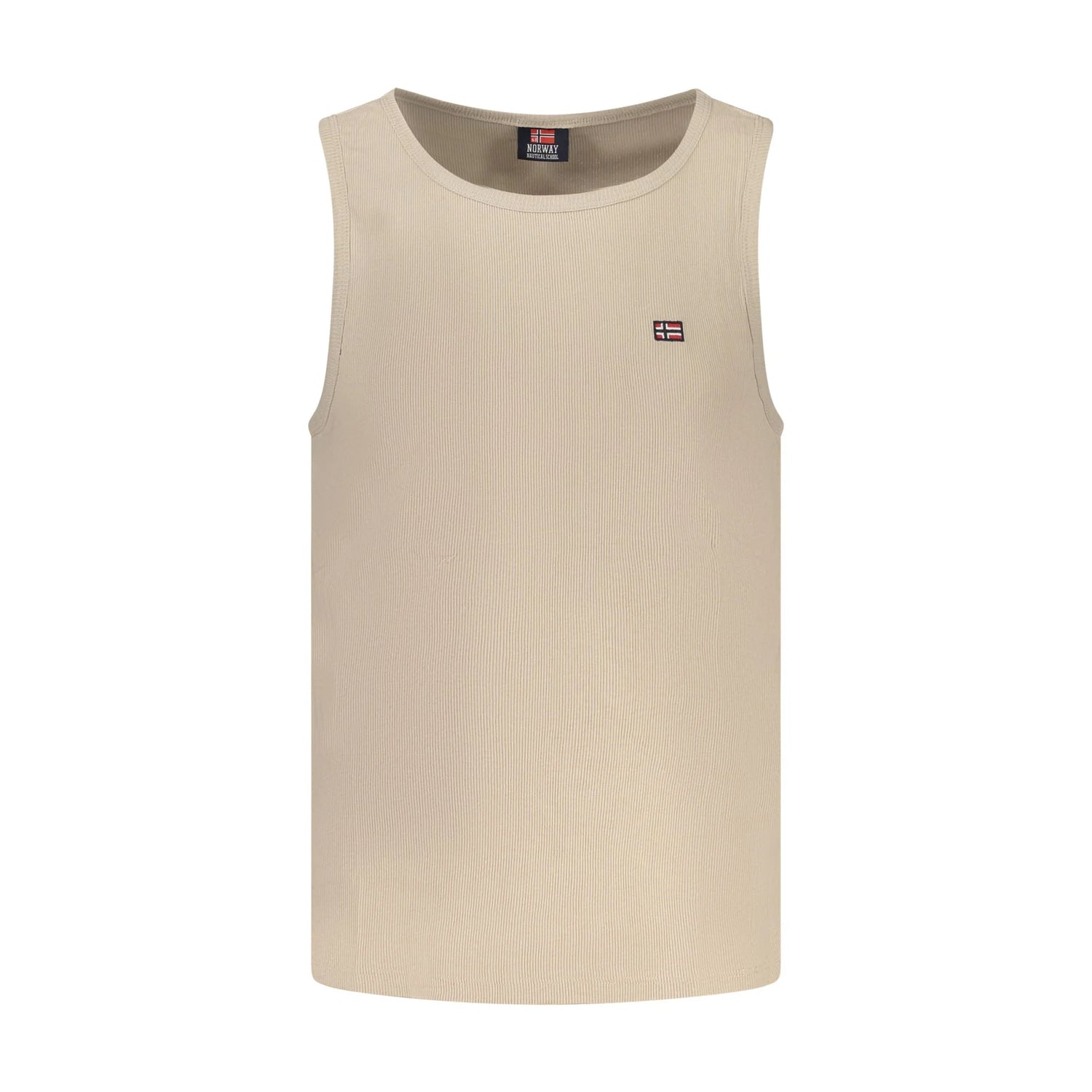 Norway 1963 Canotta Uomo Beige Ricamo Logo Camicie - foto prodotto