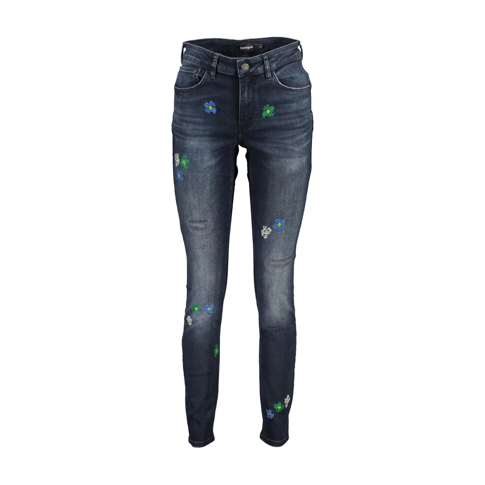 DESIGUAL JEANS DENIM DONNA BLU