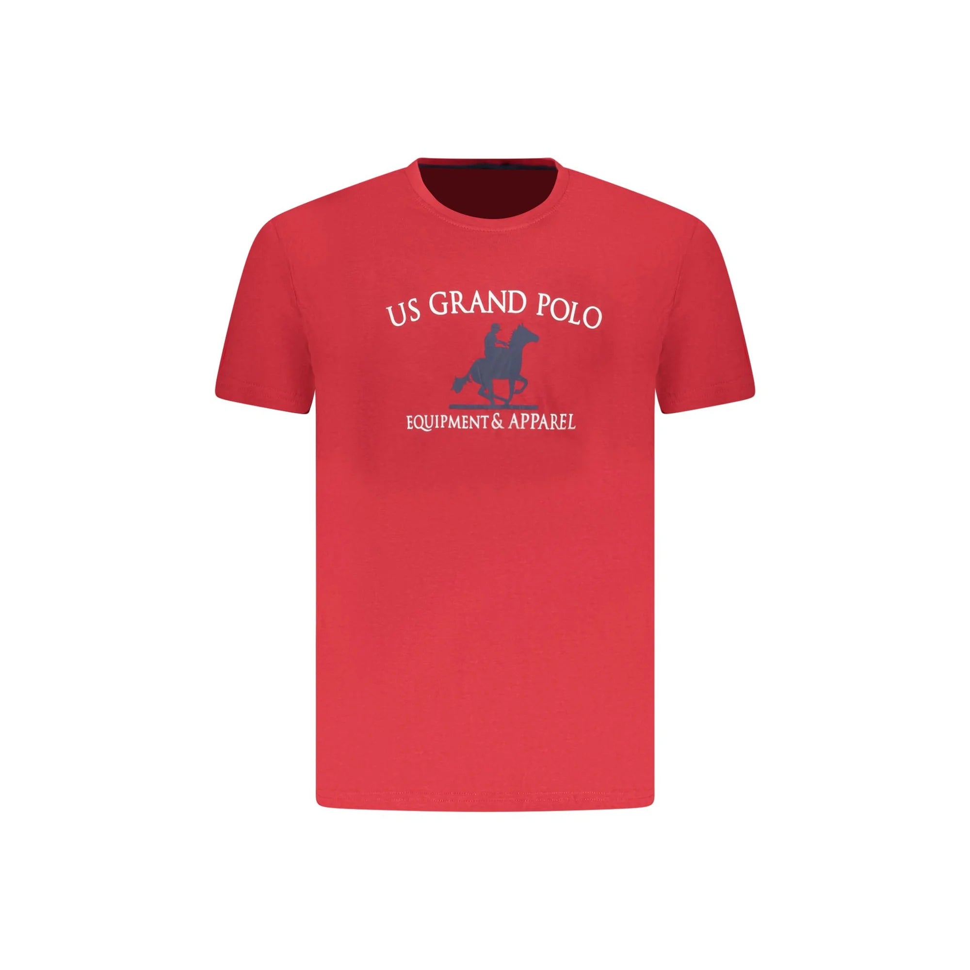 U.S. GRAND POLO T-SHIRT MANICHE CORTE UOMO ROSSO