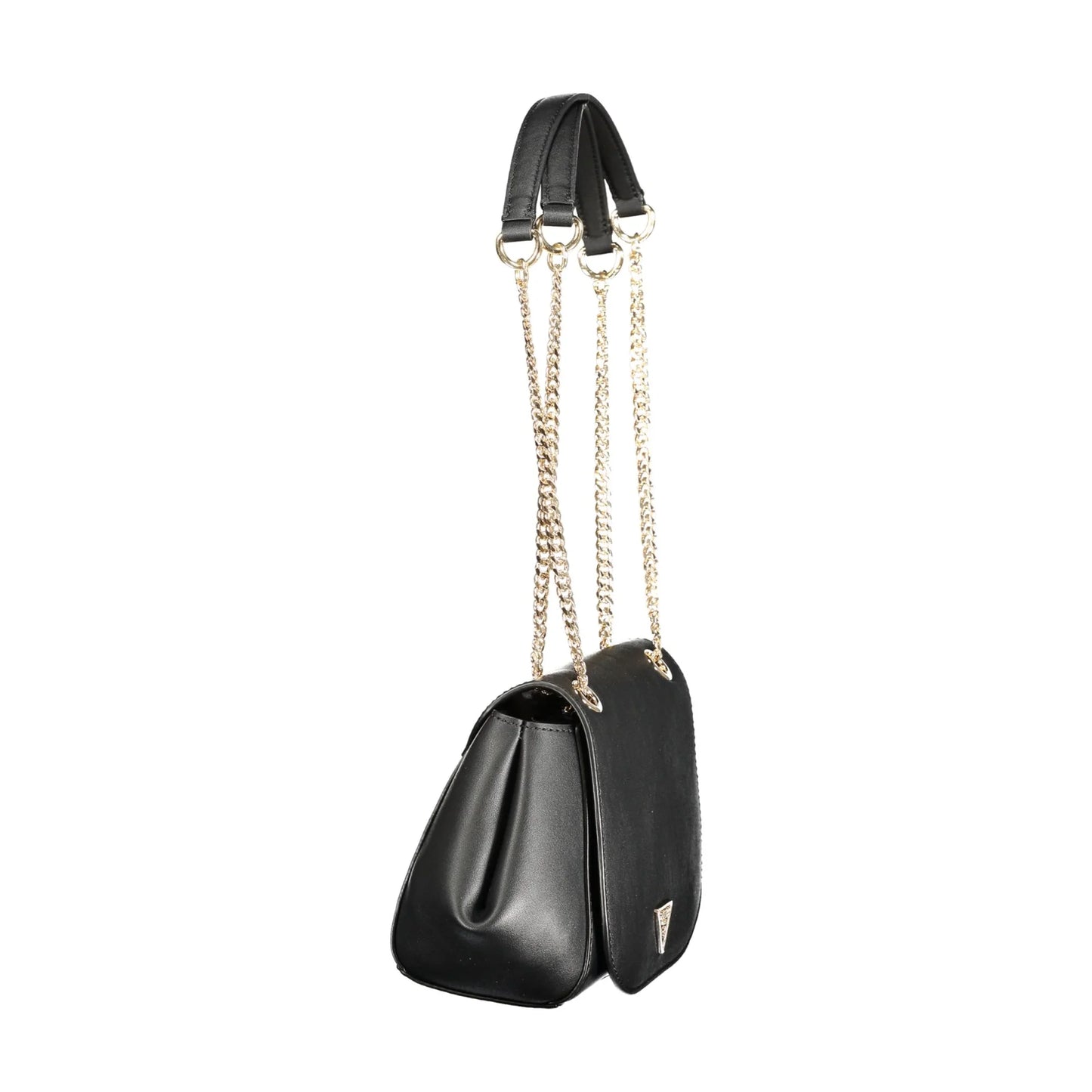 Guess Jeans Borsa a Spalla Donna Nera Logo Borse nero - vista 3