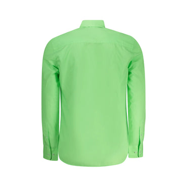 North Sails Camicia Maniche Lunghe Uomo Verde Ricamo Camicie - vista 2