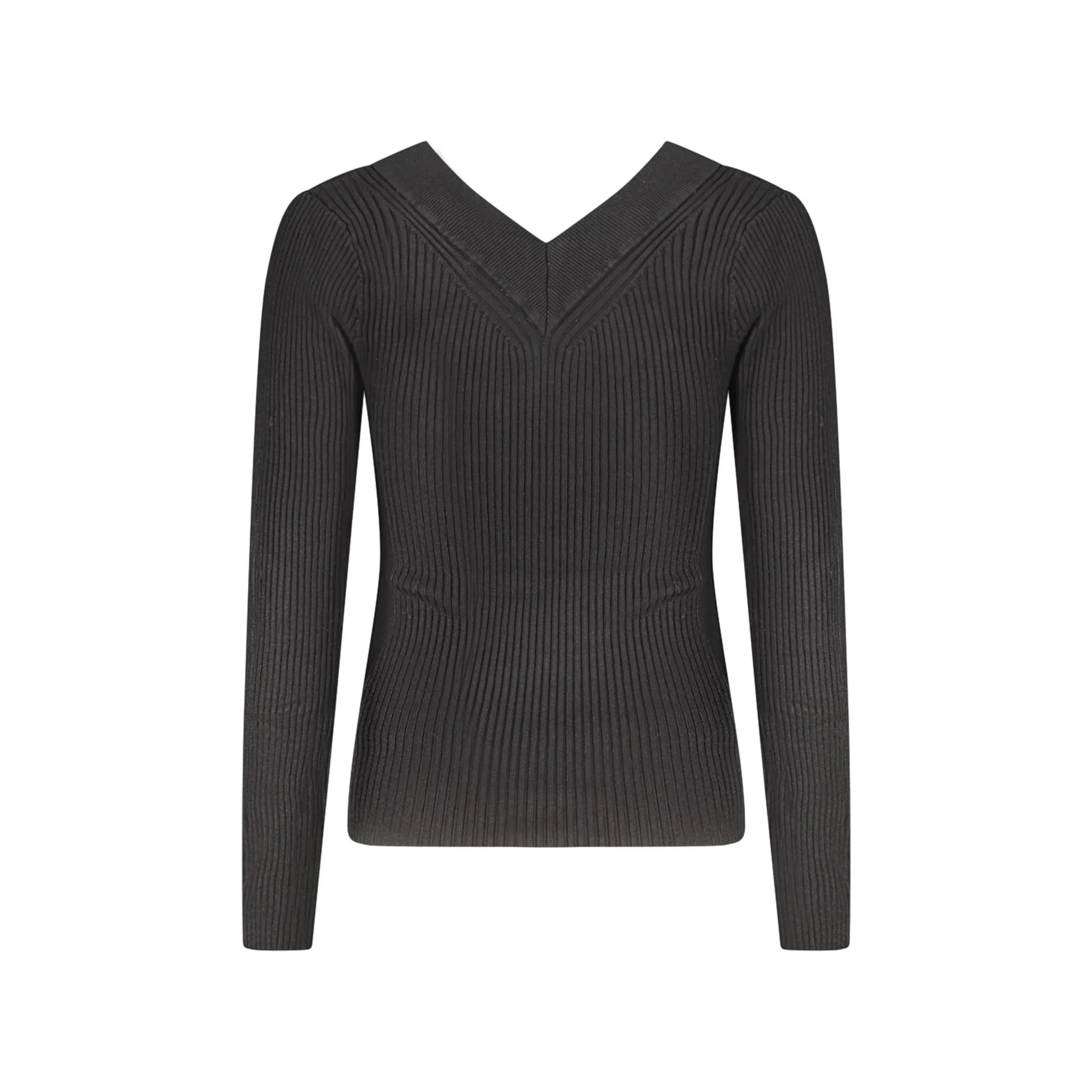 Guess Jeans Maglia Donna Nera Logo Maglie nero - vista 2