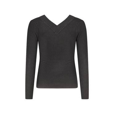 Guess Jeans Maglia Donna Nera Logo Maglie nero - vista 2