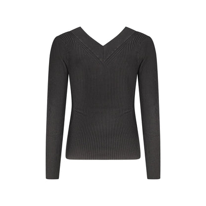 Guess Jeans Maglia Donna Nera Logo Maglie nero - vista 2