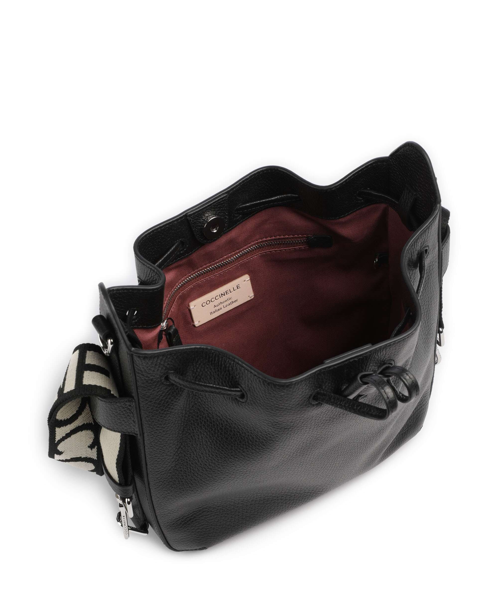 coccinelle gretel ribbon bucket bag e1u6c230101 001 - immagine 6