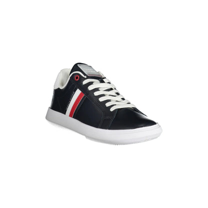TOMMY HILFIGER Sneakers Uomo Blu con Dettagli a Contrasto - vista 2