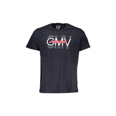 Gian Marco Venturi T-Shirt Maniche Corte Uomo Blu Stampa
