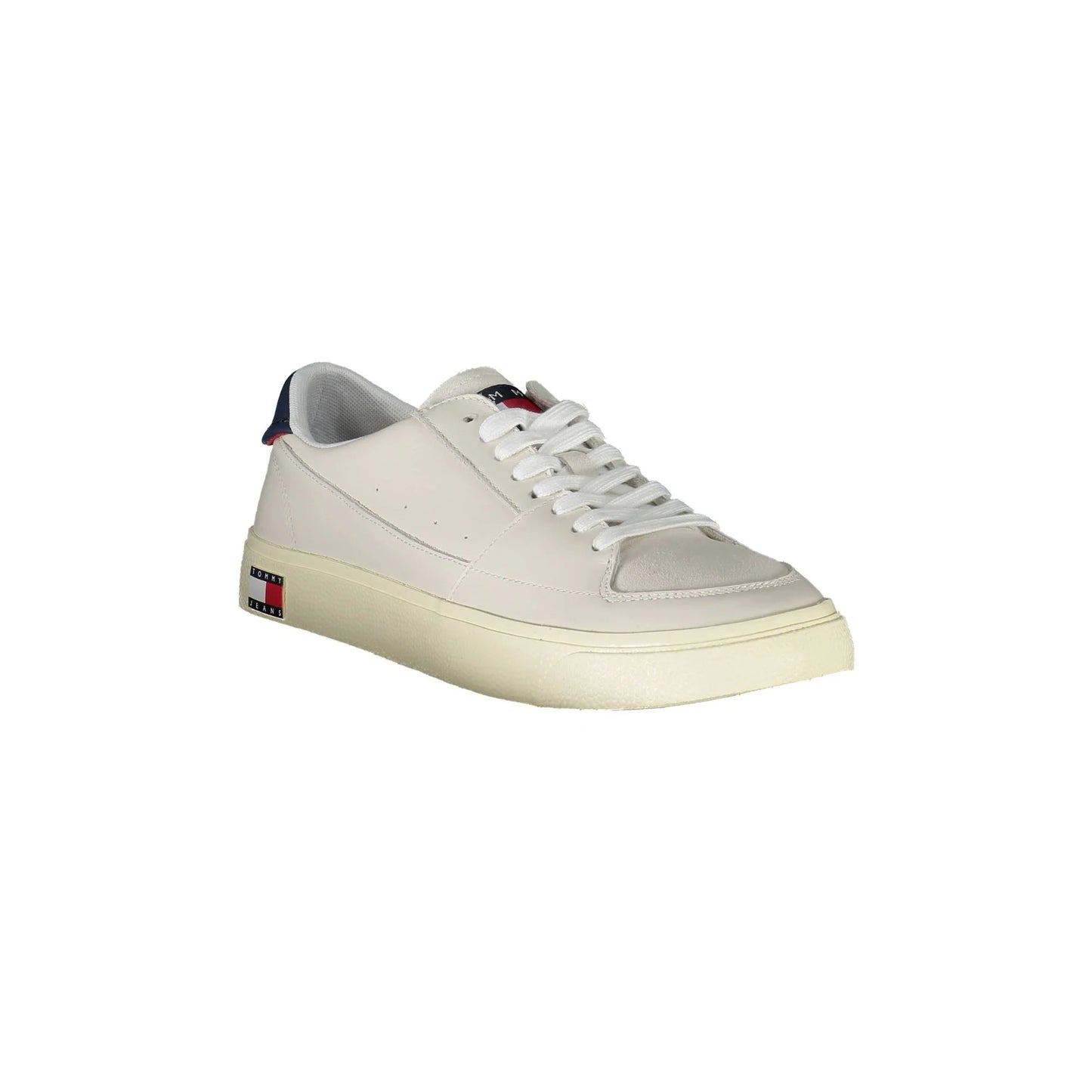 CALVIN KLEIN Scarpe Sneakers Uomo Bianche con Dettagli a Contrasto e Logo Tommy Hilfiger bianco - vista 2