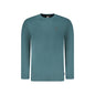 U.S. Grand T-Shirt Uomo Verde Maniche Lunghe Girocollo Stampa Logo - foto prodotto