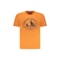 Norway 1963 T-Shirt Maniche Corte Uomo Arancione Stampa Logo - foto prodotto